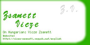 zsanett vicze business card